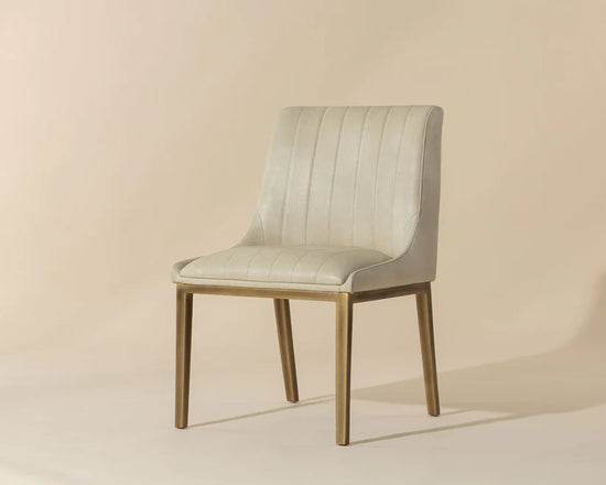 Sunpan Halden Dining Chair - Rustic Bronze - Bravo Cream