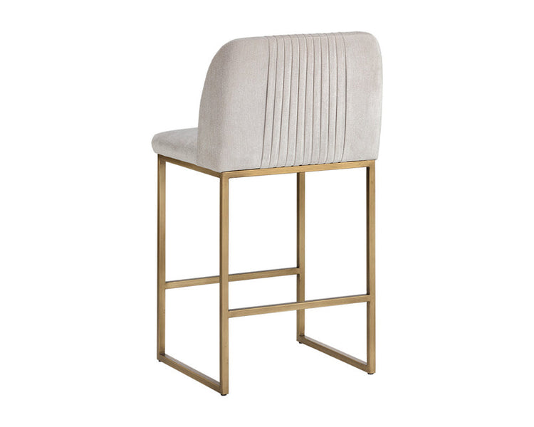 Sunpan Nevin Counter Stool - Polo Club Muslin