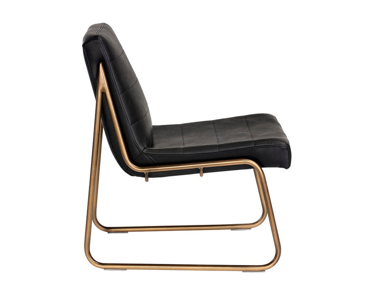 Sunpan Anton Lounge Chair - Vintage Black 