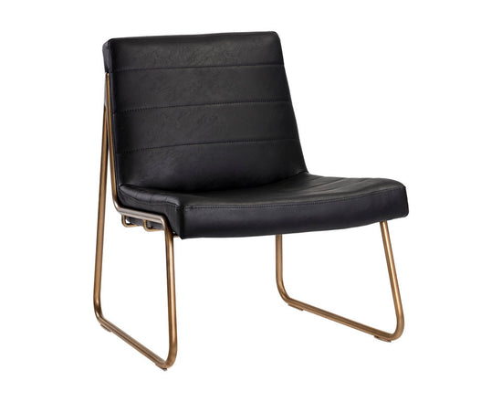 Sunpan Anton Lounge Chair - Vintage Black 