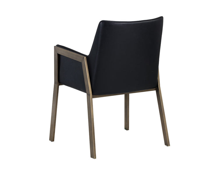 Sunpan Bernadette Arm Chair -  Bravo Black