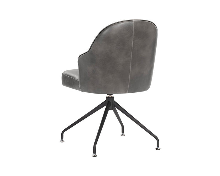 Sunpan Bretta Swivel Chair - Overcast Grey