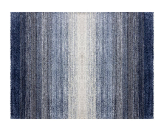 Lagos Handloomed Rug  Blue  9' X 12'