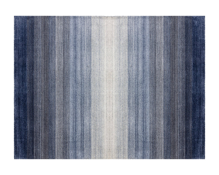 Lagos Handloomed Rug  Blue  9' X 12'