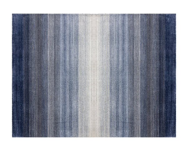 Lagos Handloomed Rug  Blue  9' X 12'