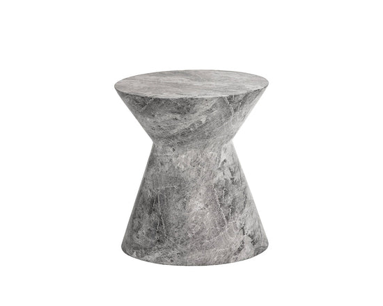 Sunpan Astley End Table - Marble grey 