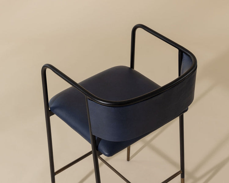 Sunpan Brenan Bar Stool - Bravo Admiral