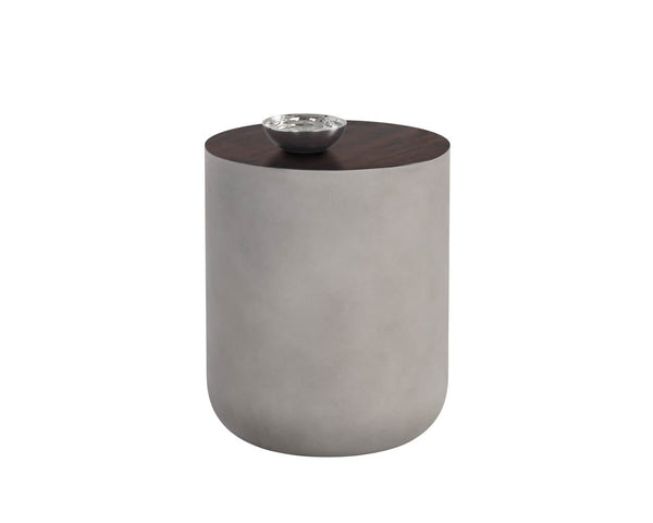 Diaz End Table  Grey