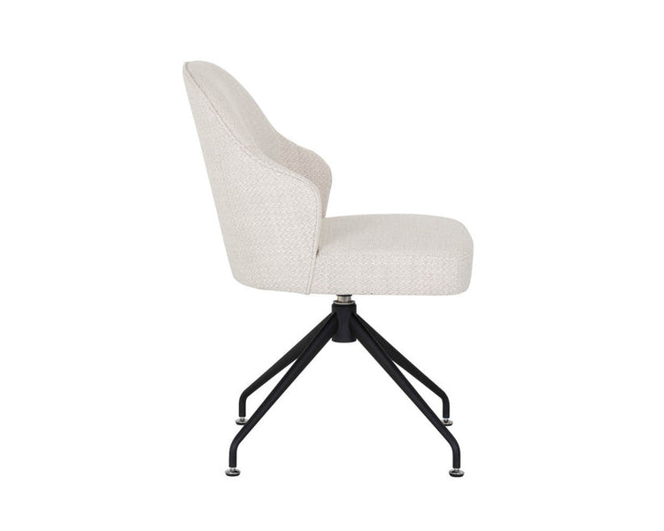 Sunpan Bretta Swivel Chair - Moto Stucco