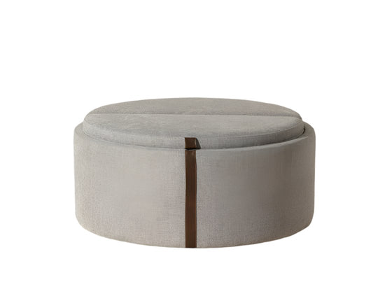 Sunpan Borelli Wheeled Storage Ottoman