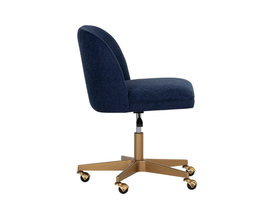 Sunpan Kenna Office Chair - Belfast Navy