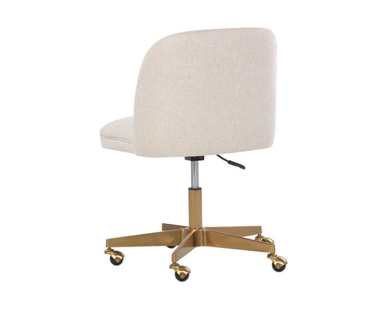 Sunpan Kenna Office Chair - Belfast Oatmeal