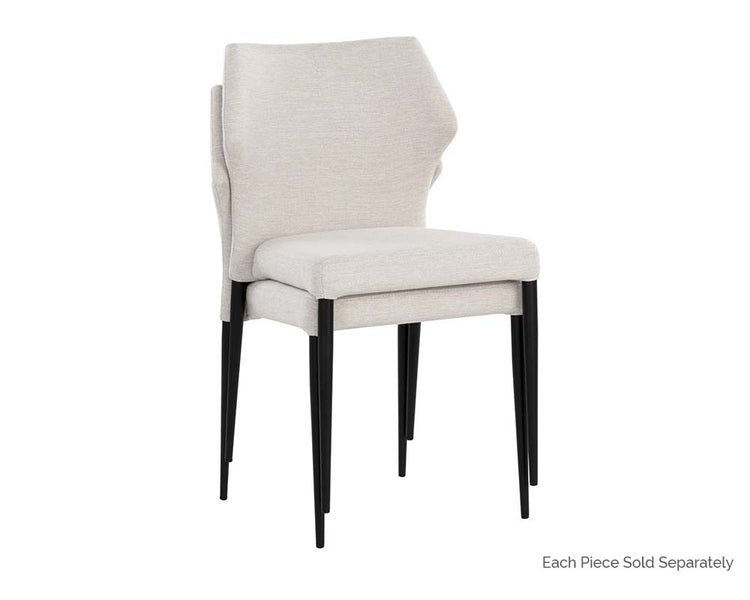 James Stackable Dining Chair  | Set of 2