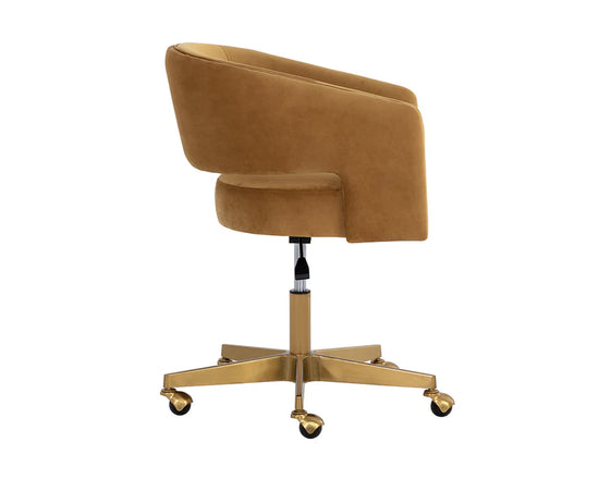 Sunpan Claren Office Chair - Gold Sky