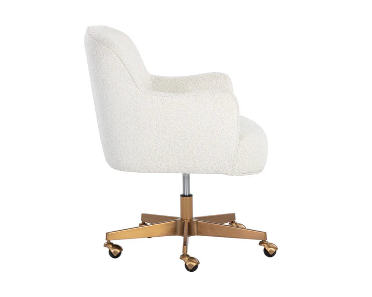 Sunpan Karina Office Chair - Copenhagen White