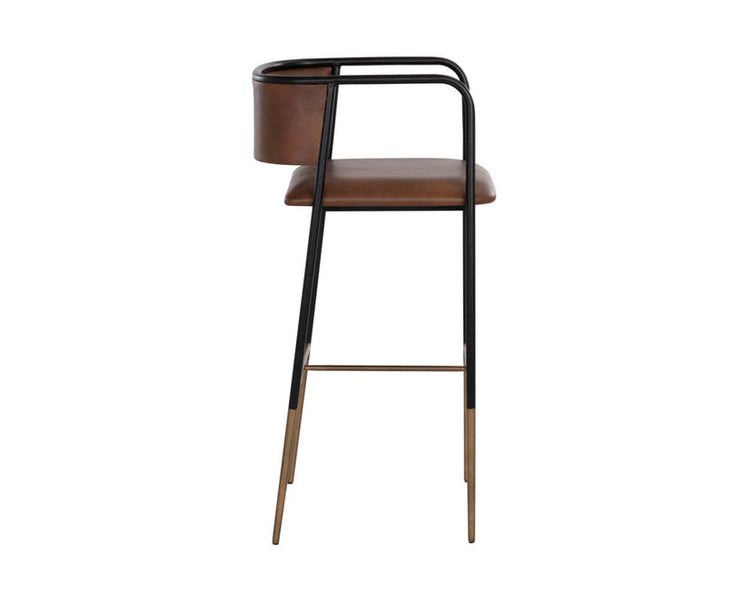 Sunpan Brenan Bar Stool - Bravo Cognac