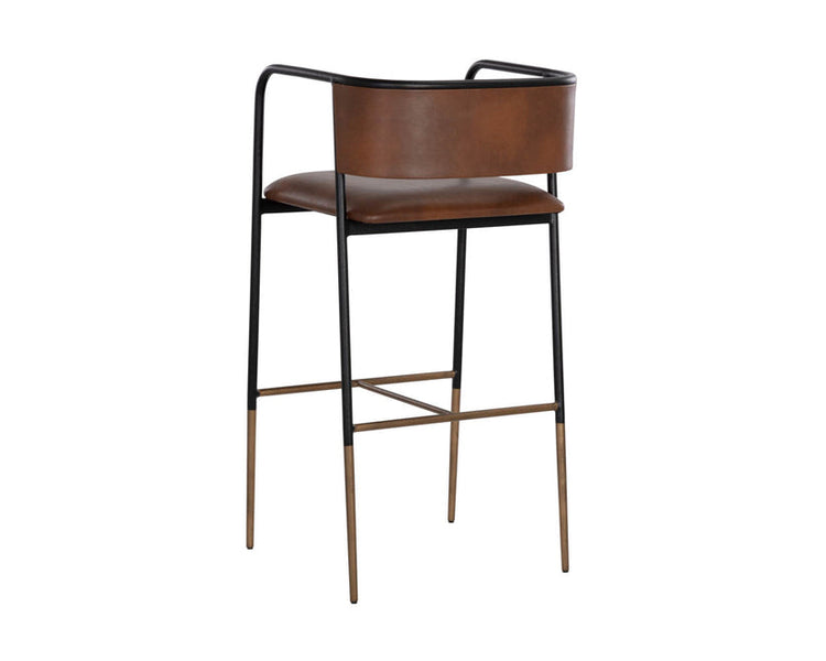 Sunpan Brenan Bar Stool - Bravo Cognac