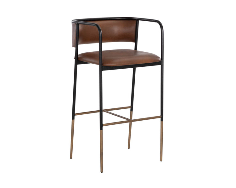 Sunpan Brenan Bar Stool - Bravo Cognac