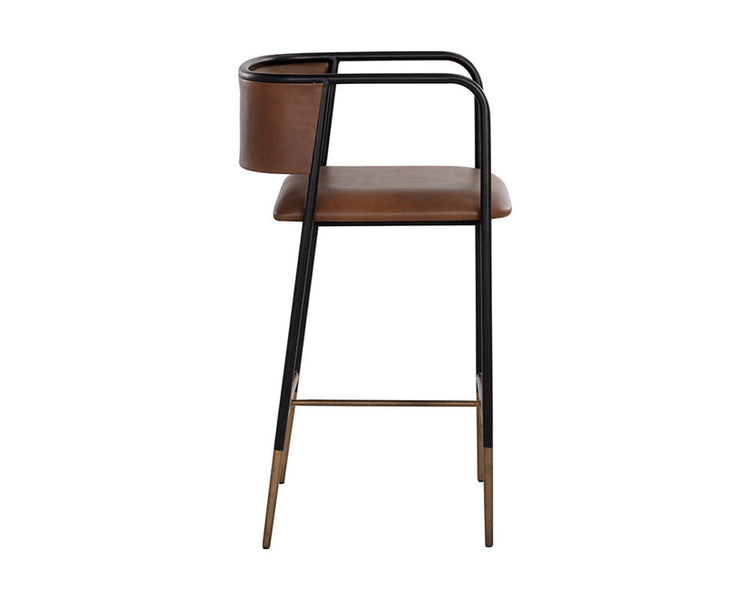 Sunpan Brenan Counter Stool - Bravo Cognac