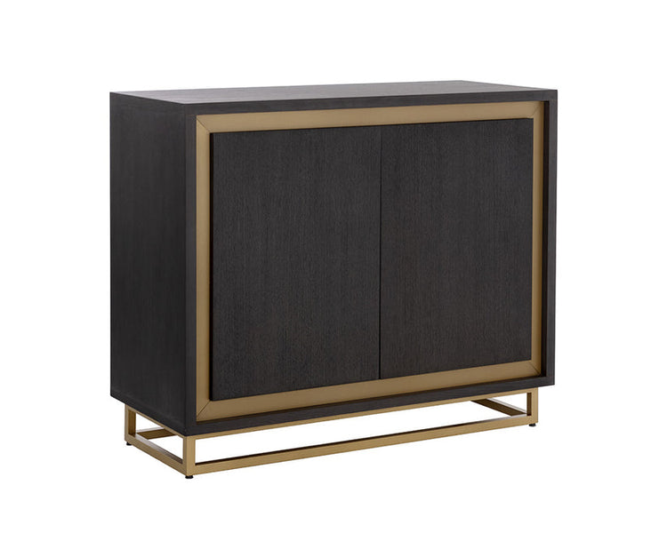 Sunpan Baldessara Wine Cabinet - Brown