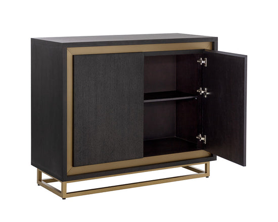 Sunpan Baldessara Wine Cabinet - Brown