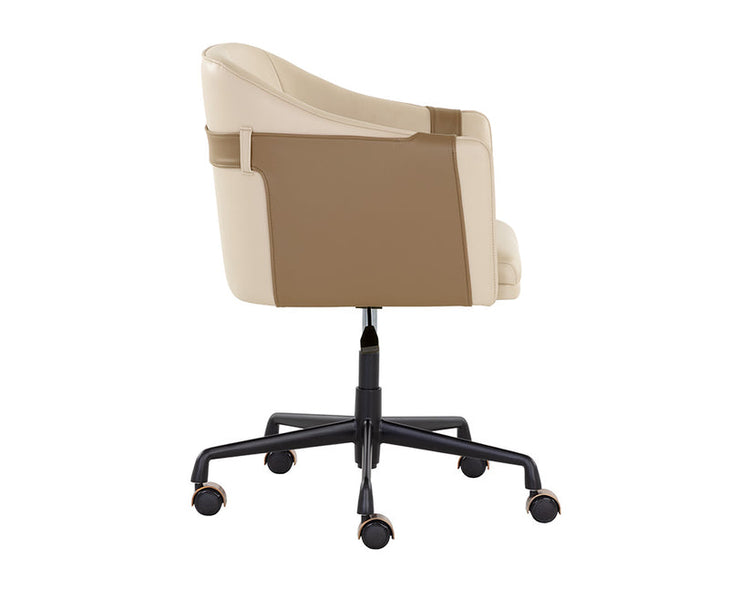 Sunpan Carter Office Chair - Napa Beige / Napa Tan