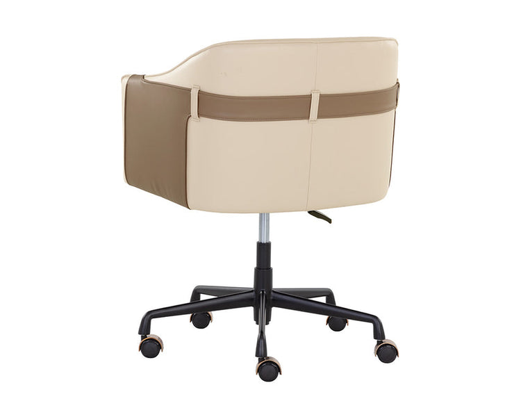 Sunpan Carter Office Chair - Napa Beige / Napa Tan