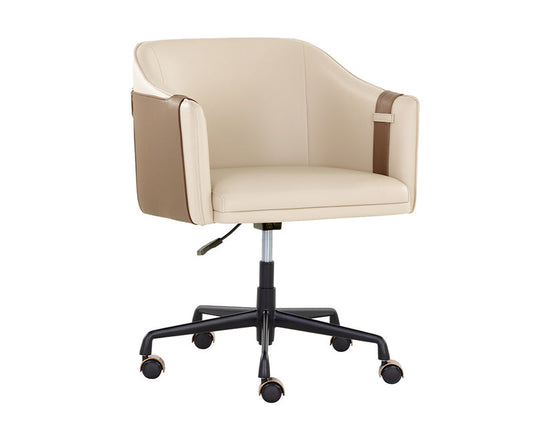 Sunpan Carter Office Chair - Napa Beige / Napa Tan