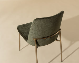 Zeke Dining Chair  Antique Brass  | Set of 2