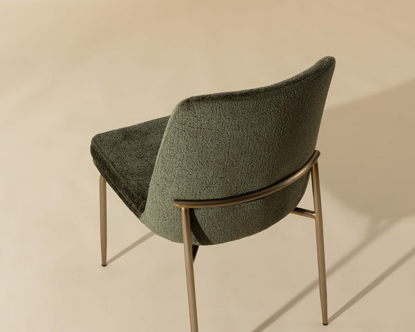 Zeke Dining Chair  Antique Brass  | Set of 2