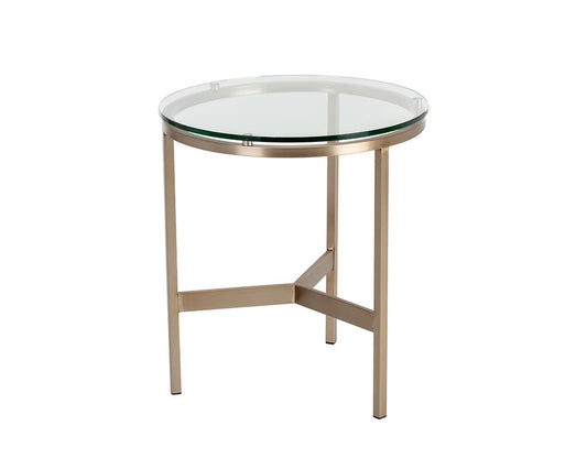 Sunpan Flato End Table Round