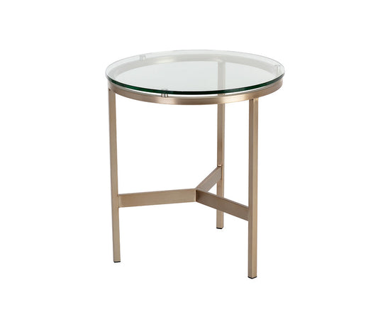 Sunpan Flato End Table Round