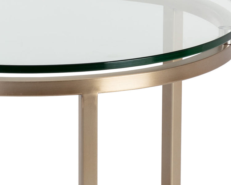 Sunpan Flato End Table Round