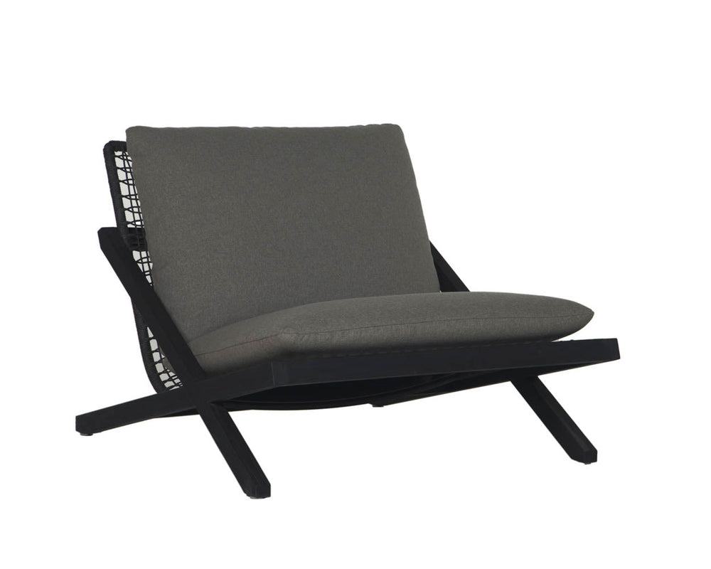 Bari Lounge Chair  Charcoal