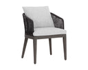 Capri Dining Armchair  Smoke Grey