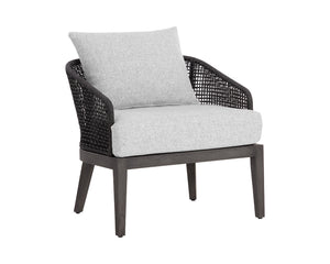 Capri Lounge Chair  Smoke Grey