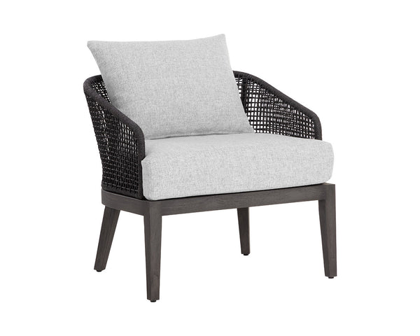 Capri Lounge Chair  Smoke Grey