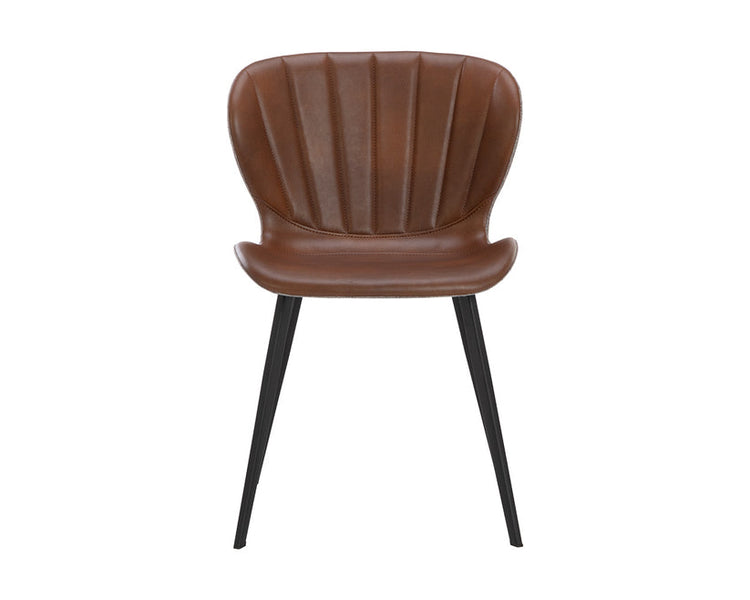 Sunpan Arabella Dining Chair - Bravo Cognac / November Grey