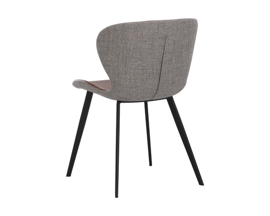 Sunpan Arabella Dining Chair - Bravo Cognac / November Grey