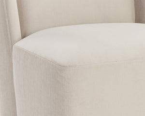 Amita Wheeled Dining Chair