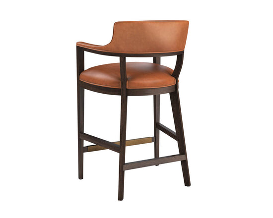 Sunpan Brylea Bar Stool - Brown - Shalimar Tobacco