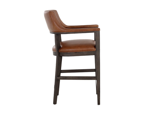 Sunpan Brylea Counter Stool - Brown -Shalimar Tobacco