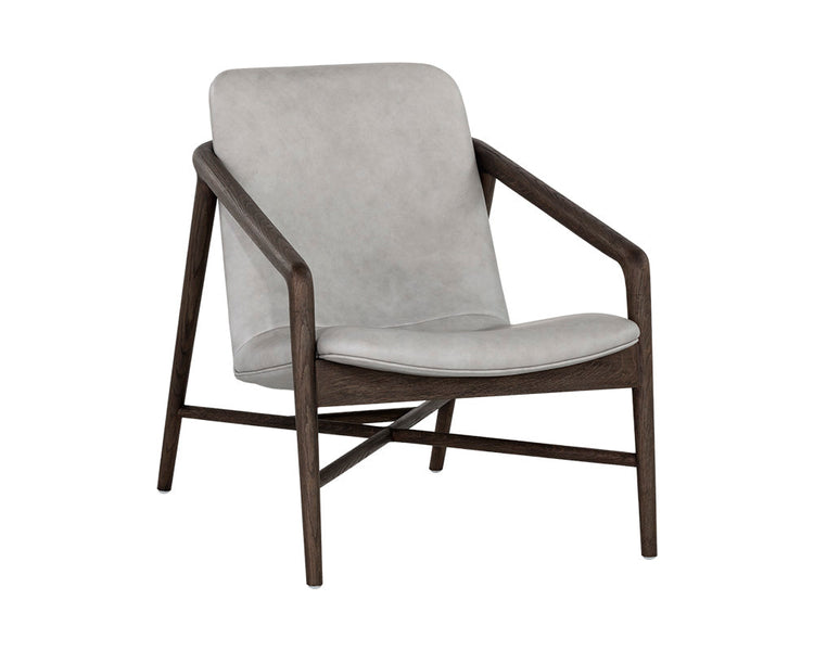 Sunpan Cinelli Lounge Chair Distressed Brown