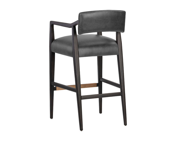 Sunpan Keagan Bar Stool - Brentwood Charcoal