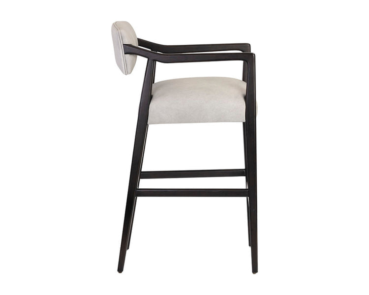 Sunpan Keagan Bar Stool - Saloon Light Grey