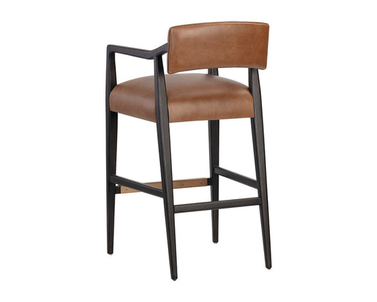 Sunpan Keagan Bar Stool - Shalimar Tobacco