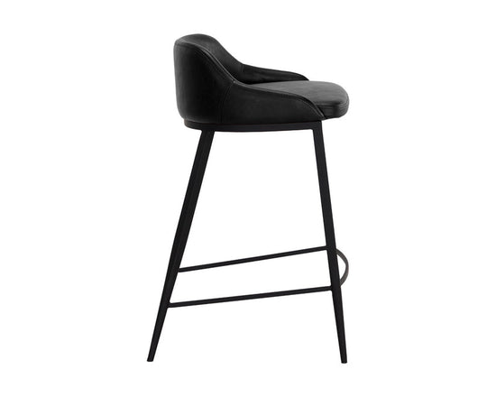 Sunpan Astra Counter Stool - Nightfall Black