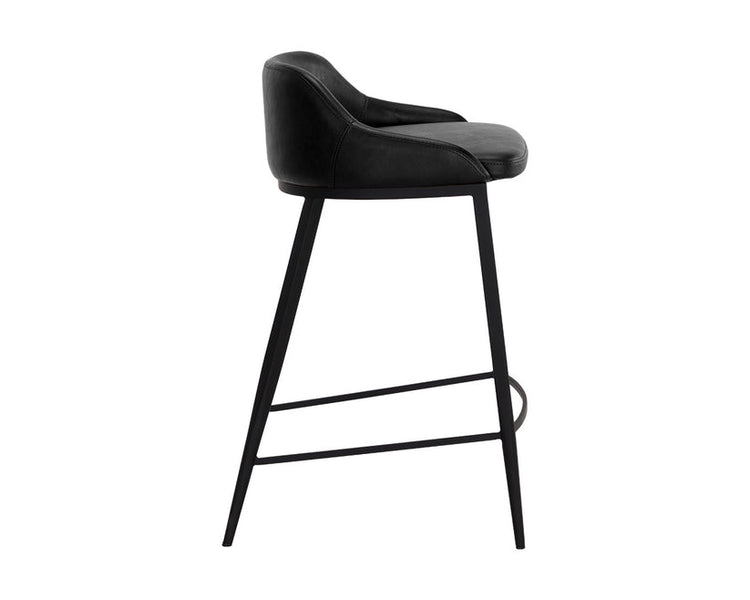 Sunpan Astra Counter Stool - Nightfall Black