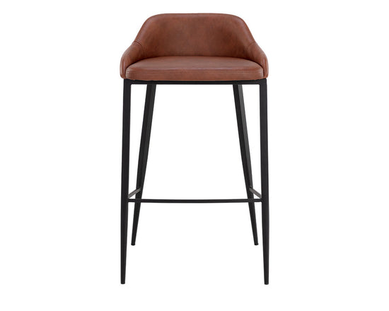 Sunpan Astra Bar Stool - Cinnamon Brown