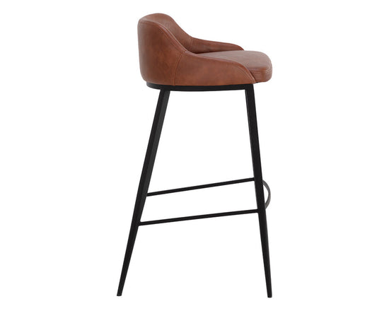 Sunpan Astra Bar Stool - Cinnamon Brown